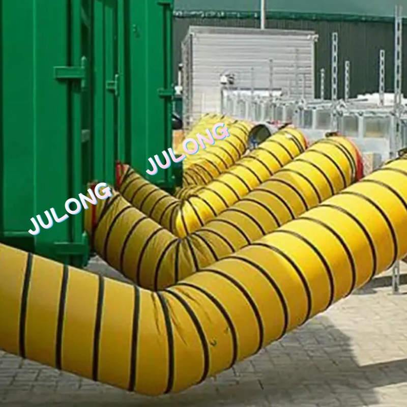 Zračni kanal PVC obložena poliesterska tkanina za izgradnju građevinske industrijske